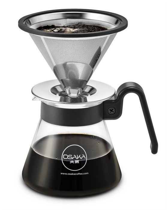 Osaka Pour Over Coffee Dripper 20 oz capacity, Color Series - Full Starter Set for Drip Coffee Lovers. "Sumiyoshi... N13