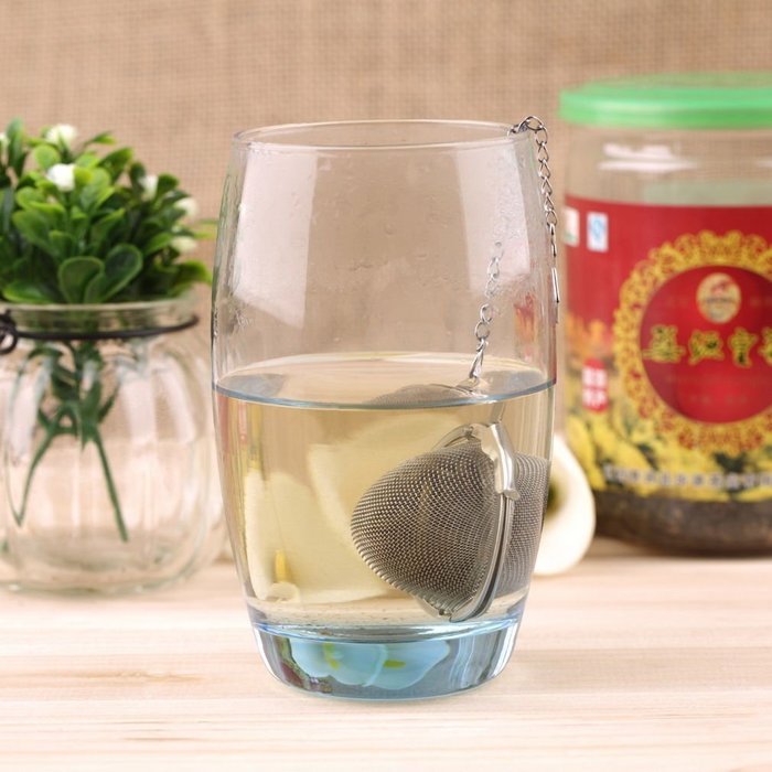 Nuk3y&reg; Stainless Steel Rust Resistant Mesh Tea Ball Strainer Filter Infuser (Pack of 2)