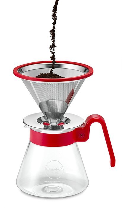 Osaka Pour Over Coffee Dripper 20 oz capacity, Color Series - Full Starter Set for Drip Coffee Lovers. "Sumiyoshi... N15