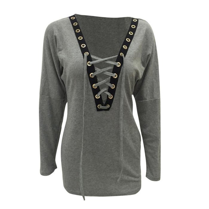 Women's Blouse,Laimeng Autumn Winter Open Collar Bandage Bat Sleeve Sweater Coat Blouse (XL, Wine Red) N6