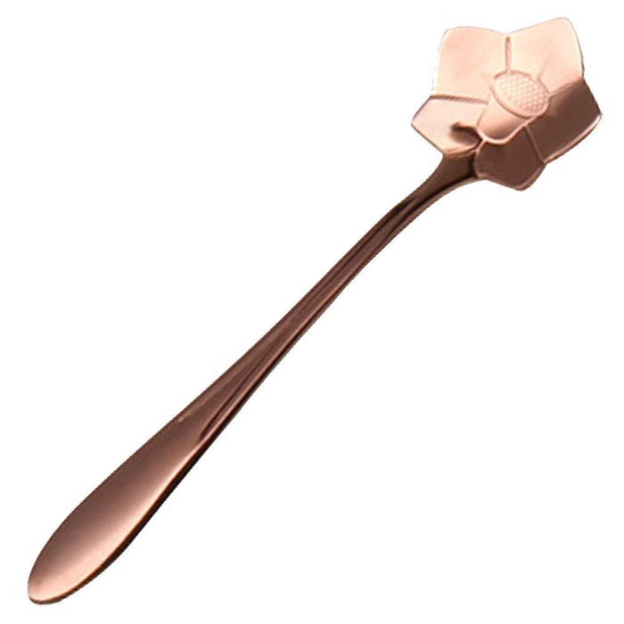Stainless Steel TablewareScoops, 10-pieces Creative Coffee Scoops Teaspoon Stirring Spoon Sugar Spoon (Cherry... N12