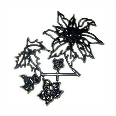 Poinsettia, Ivy & Holly Cutter Set by Patchwork Cutters N2