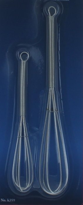 Mini Whisks Set of 2 Stainless Steel Whipping Beaters Kitchen Tools N2