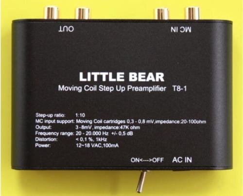 Littlebear T8-1 Moving Coil MC Step-Up Electronic Transformer Phono Preamplifier