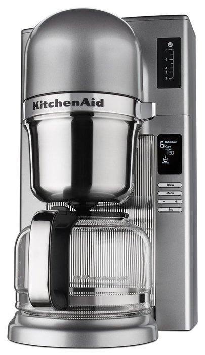 KitchenAid KCM0802CU Pour Over Coffee Brewer, Contour Silver N10