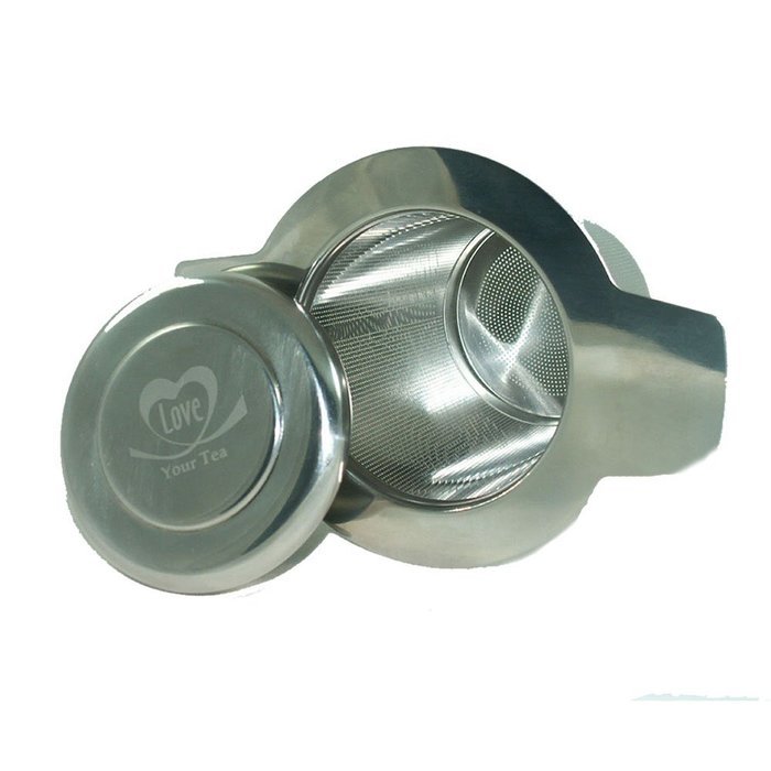 Brew-in-Mug Tea Infuser for Loose Leaf Tea With Lid, Extra Fine Mesh 304 Stainless Steel Strainer/Filter Basket... N5