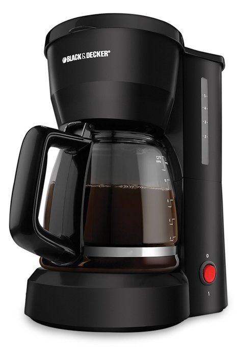 Black Coffeemaker Perfect for 5 Cup Usage