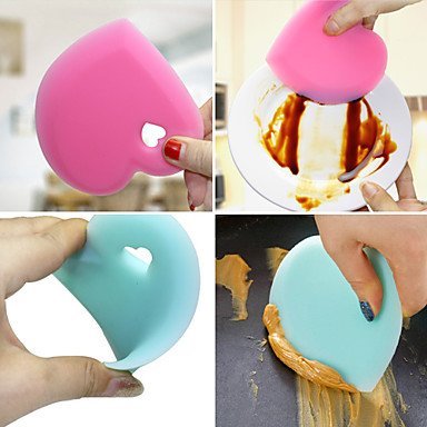 Y&XL&H 1Pcs Silicone Batter Spatula Cake Cream Mixer Live Shape Models Baking Scraper Kitchen Cooking Tool Random... N3