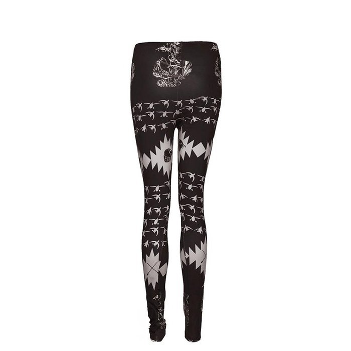 PHOTNO Fashion Women Autumn Winter Skinny Printed Stretchy Pants Leggings N13