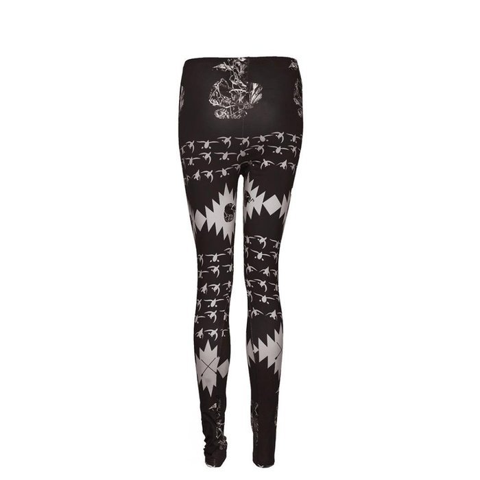 PHOTNO Fashion Women Autumn Winter Skinny Printed Stretchy Pants Leggings N14