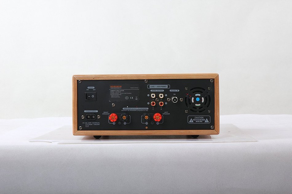SONGSUN Compact Disc Player with USB and iPod Digital Interface （wood） N3
