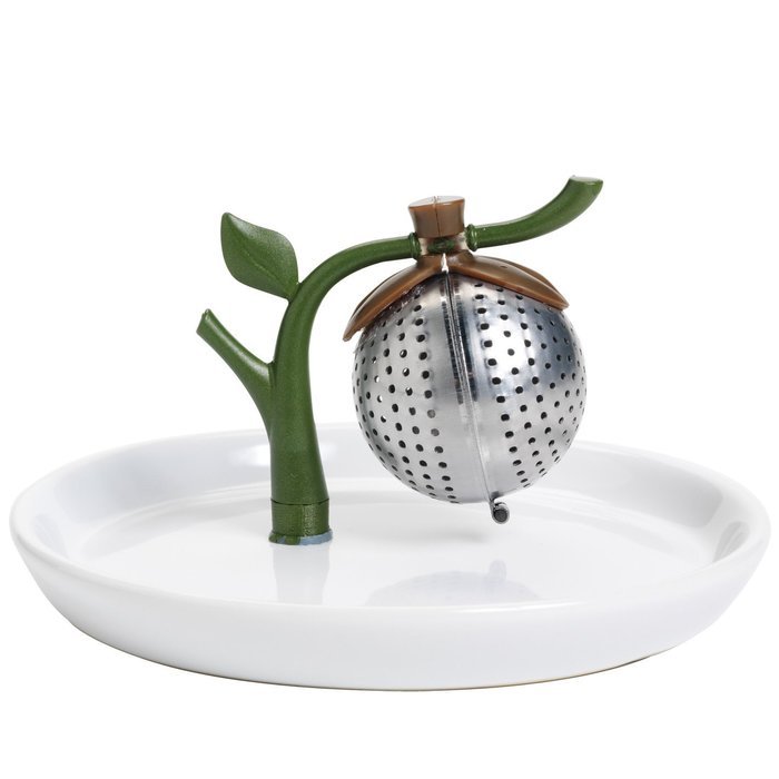 Arta by Chef'n Tea Tree Tea Infuser and Saucer N3