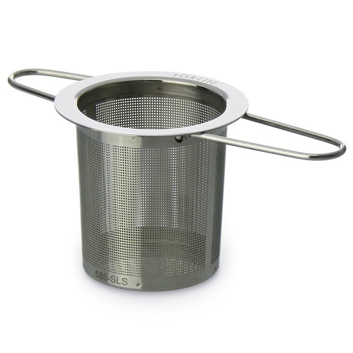 FORLIFE Stainless Folding Handle Tea Infuser with Carrying Case N5