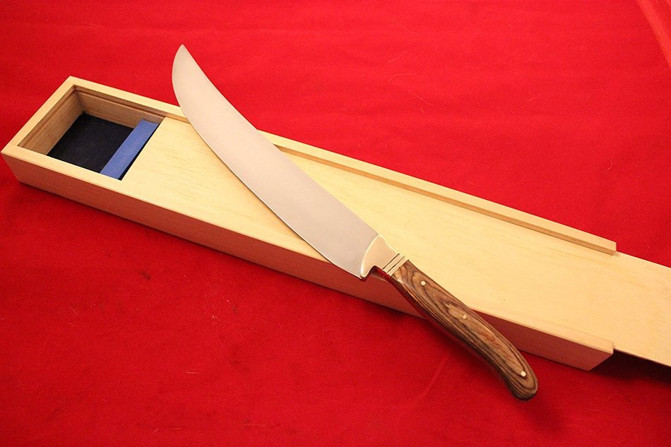 Laguiole Style Champagne Saber Knife Wine Opener Bottle With Elegant wooden Box N7