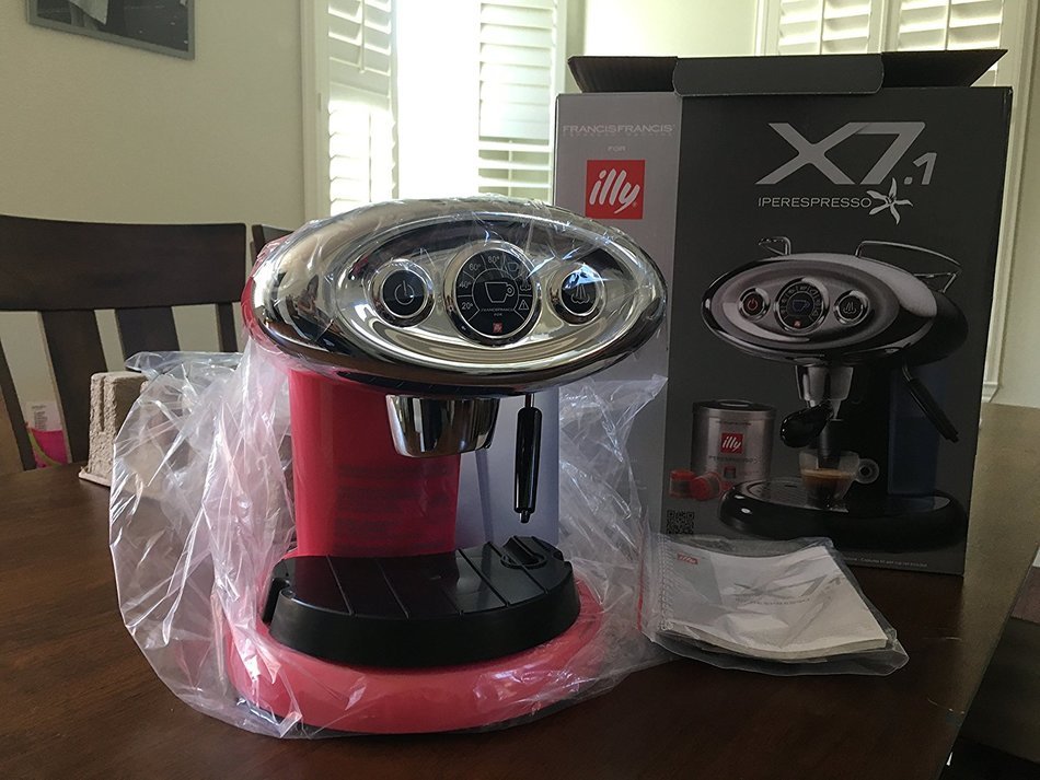Francis Francis X7.1 Iperespresso Machine, Pink N2