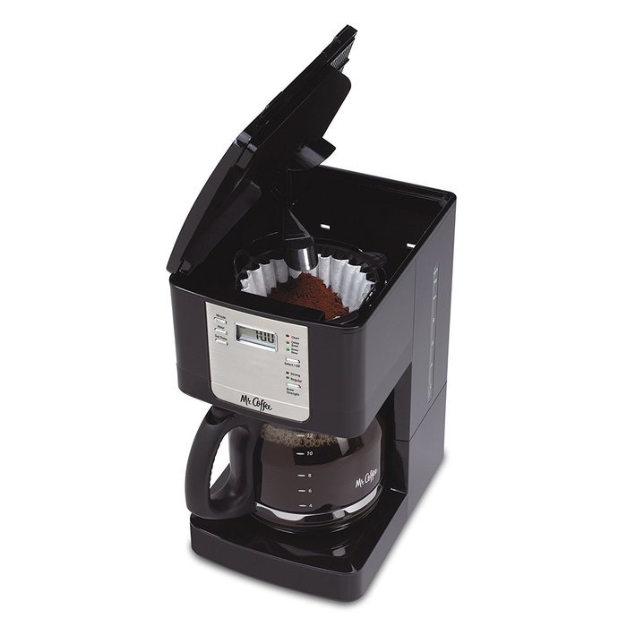 Mr. Coffee JWX23 12-Cup Programmable Coffeemaker, Black