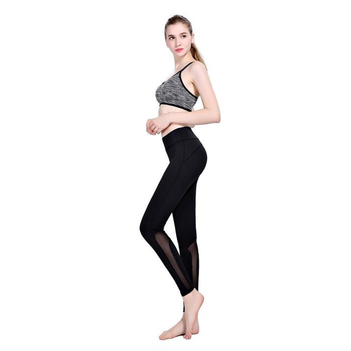 FAPIZI &hearts; Women Pants &hearts; Women Yoga Gym Sport Leggings Running Fitness Pants Stretch Workout Trouser (S/M, Black) N2