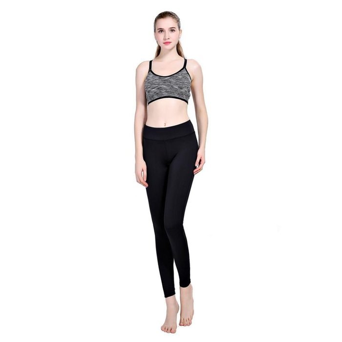 FAPIZI &hearts; Women Pants &hearts; Women Yoga Gym Sport Leggings Running Fitness Pants Stretch Workout Trouser (S/M, Black) N3