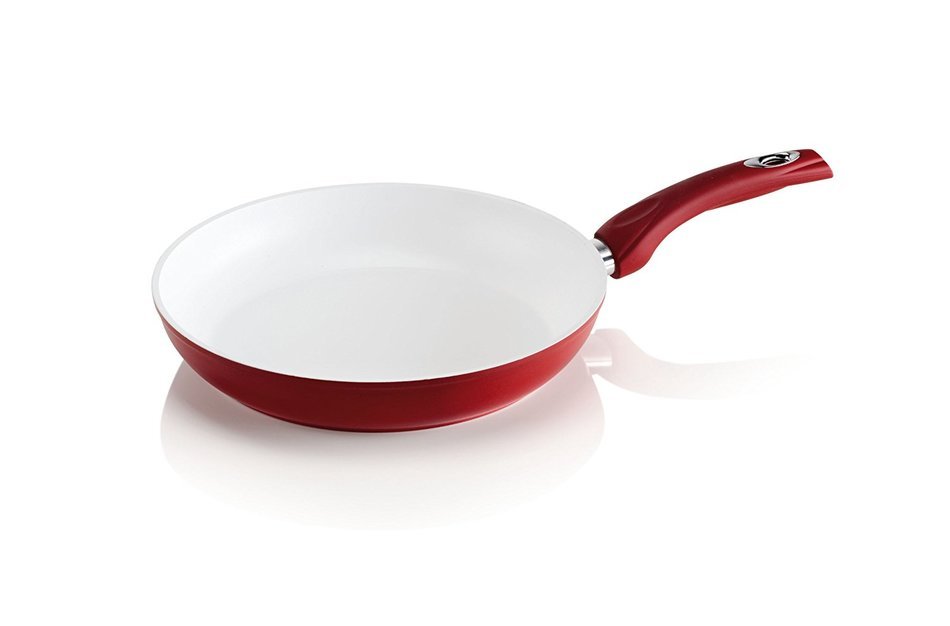 Bialetti Aeternum: Ceramic OK Pan &Oslash; 20 Cm (8 ") - Red Line [ Italian Import ]