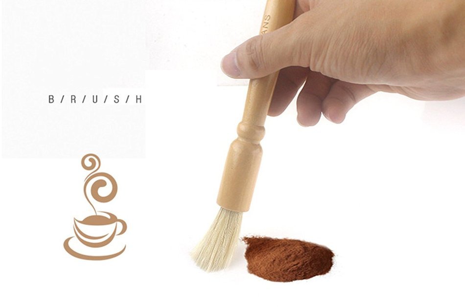 SMYLLS Coffee Grinder Cleaning Brush (white ) N2