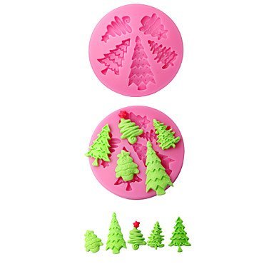 Y&XL&H Cake Decor Moulds Christmas Tree Silicone Mold N2