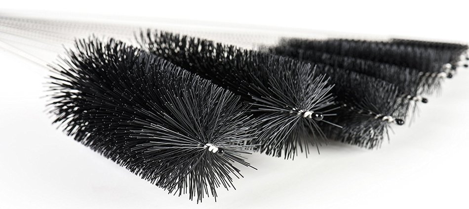 LabRat Supplies (LRS-1280) - 8 Inch Nylon Tube Brush Set, 12 Piece Variety Pack N2