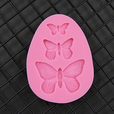 Y&XL&H 3D Silicone Mold Butterfly Shape Soap Mold Candy,ChocolateCake, Cake Decorating Silicone Soap Mold N2