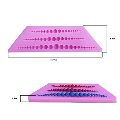 Sher Three Pearl Shape Cake Border Fondant Cake Molds Soap Chocolate Mould The Kitchen N2