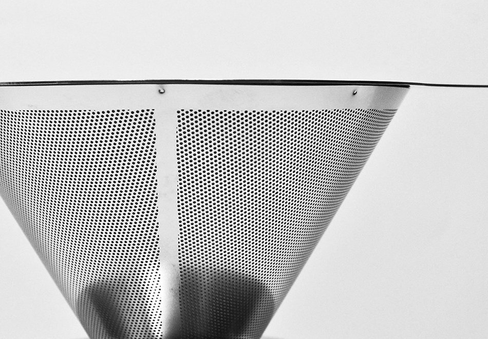 Stainless Steel Pour Over Coffee Dripper - Reusable Double Layer Mesh Filter and Coffee Scoop with Bag Clip N7