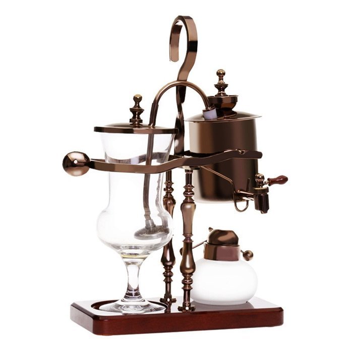 Royal- Adjustable Temperature Household Coffee Pot Siphon Coffee Machine (can Be Equipped With Grinder Itself)... N4