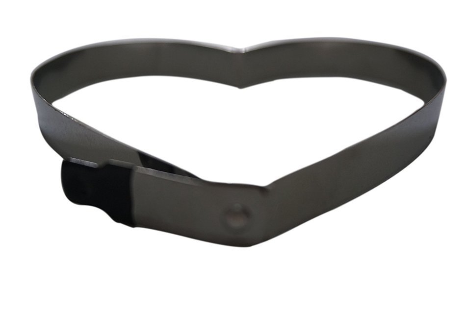 Shxstore Stainless Steel Egg Cooking Rings Mold Pancake Ring Non Stick Heart Shaped N2