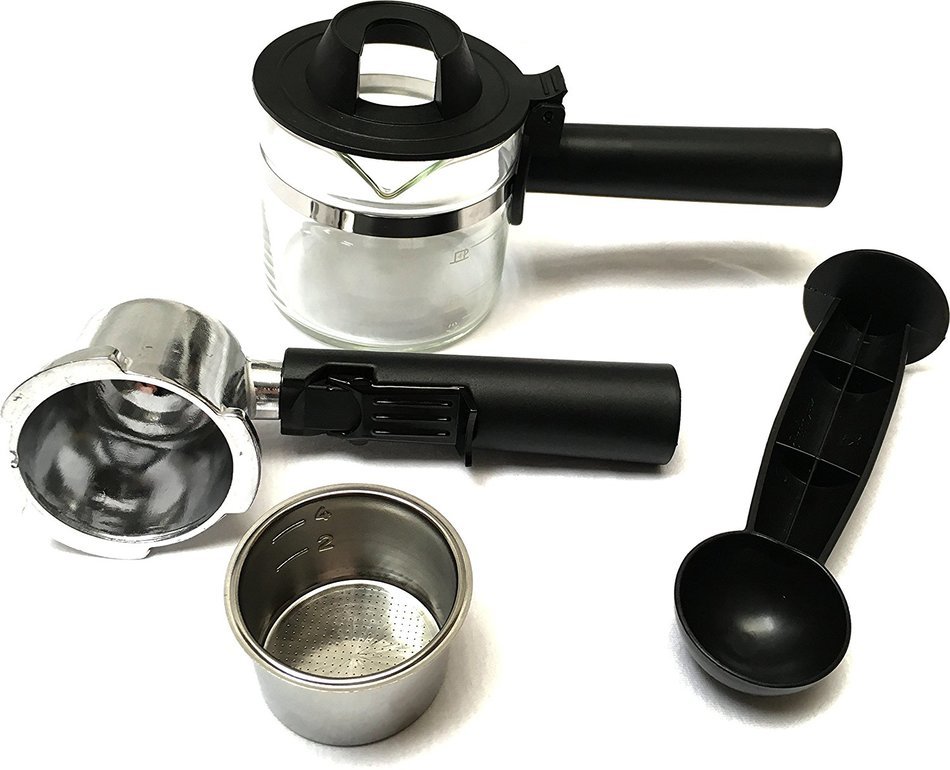 Powerful steam Espresso and Cappuccino Maker Barista Express Machine Black - Make European Espresso N2