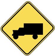 Truck Road Signs