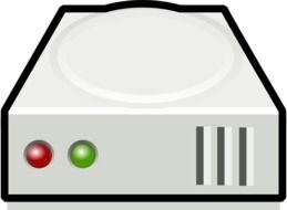 Hard Disk Clip Art drawing