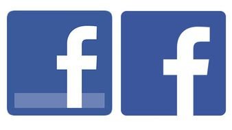 New Facebook as a Logo