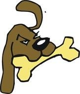 Dog Bone Clip Art N22