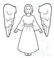 Angel Coloring Pages N2
