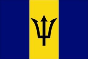 flag of barbados as a picture for clipart