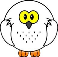 Snowy Owl Clip Art N3