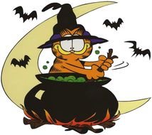 Halloween cartoon cat Garfield