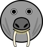 Animal Faces Clip Art N3