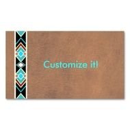 Southwestern Leather Business Cards From Zazzlecom