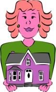 House Vector Clip Art drawing