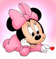 Mouse Minnie drawing