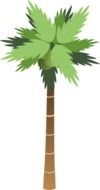 Palm Tree Clip Art drawing