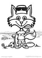 City Of Green Fox Cartoon Character Mascot Coghill 04