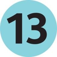 Number 13 Clip Art N15
