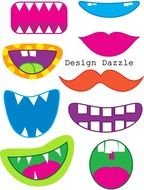 Monster Mouths drawing