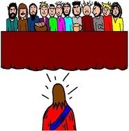 Lords Supper Clip Art N3