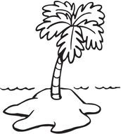Desert Island Clip Art N2